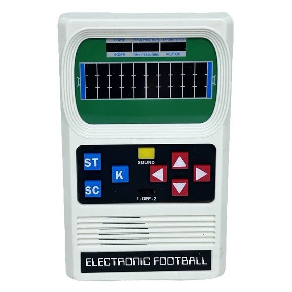 Mattel Electronic Football Handheld Game 2000s Retro Tested Works Great 21518AX - Picture 1 of 12